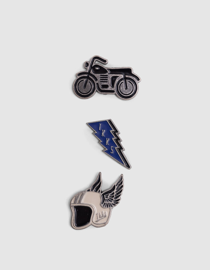 Biker-inspired pins for boys-2