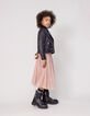 Roze tule midirok voor meisjes-2