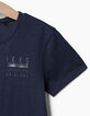 Camiseta navy Essentiels-4