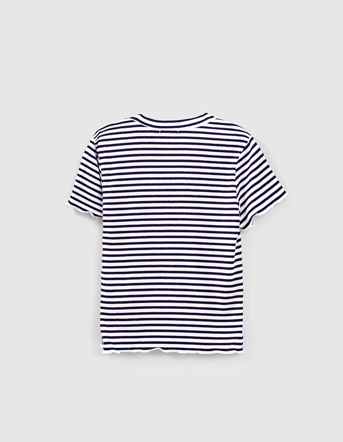 Girls’ ribbed sailor T-shirt