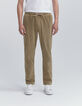 Men’s cappuccino corduroy joggers-2