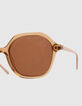 Girls’ peach sunglasses-5