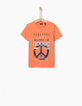 Boys’ Peace & Love terracotta T-shirt-2