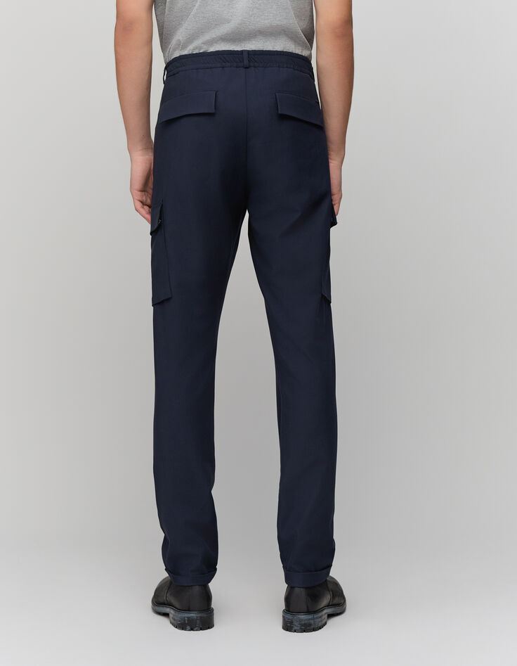 Men's BATTLE navy pants-3