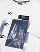 Wit T-shirt biologisch katoen visual buildings jongen-5