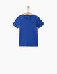 Blauw T-shirt Essentiels-2