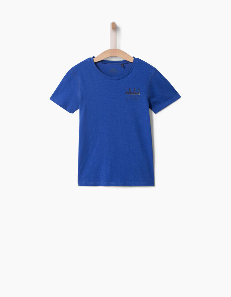 Tee-shirt bleu Essentiels-2