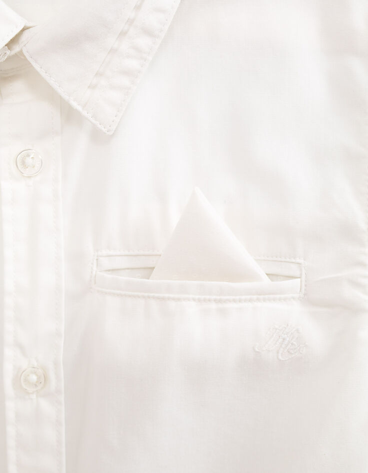 Boys' white shirt-6