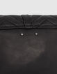 Cartera cuero negro 1440 SMALL WAITRESS acolchado chevrones mujer-4