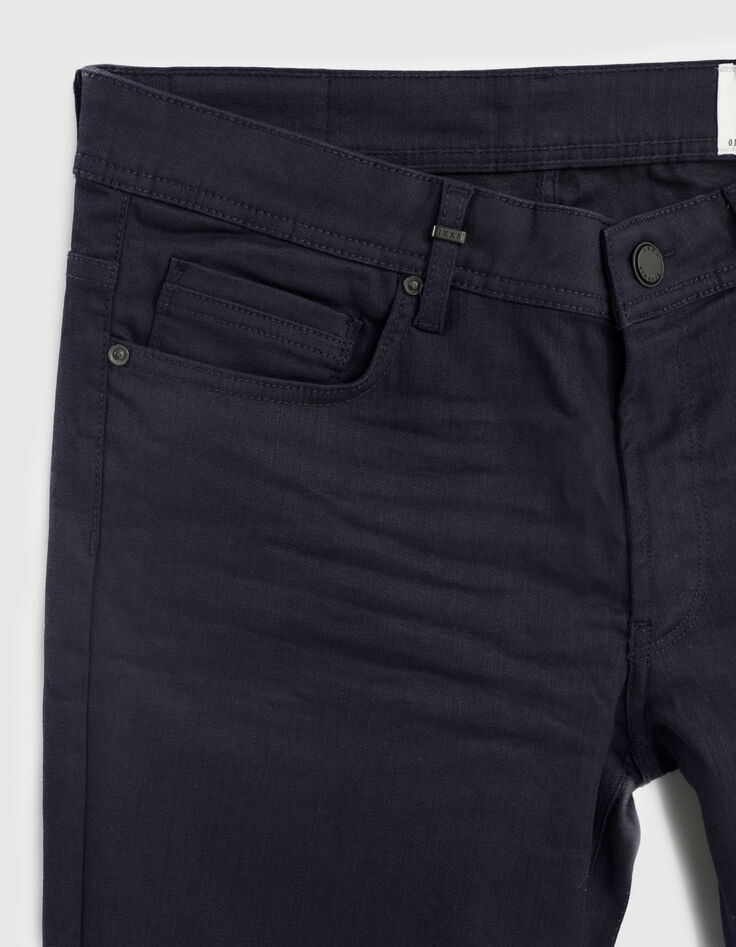 Men's SLIM-fit navy jeans-4