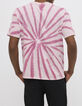 Pink T-shirt tie and dye print Heren-3