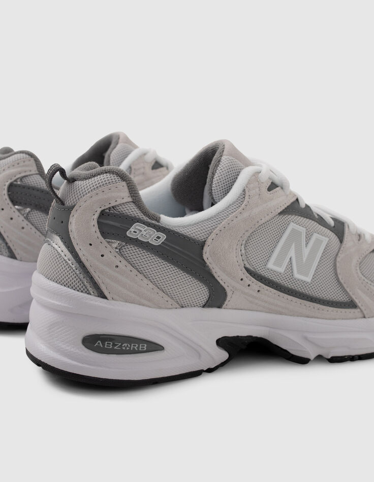 Men’s grey NEW BALANCE 530 low-top trainers-4