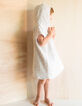 GABRIELLE PARIS honey organic cotton gauze bathrobe-1