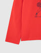 T-shirt rouge visuels basketteurs garçon-5