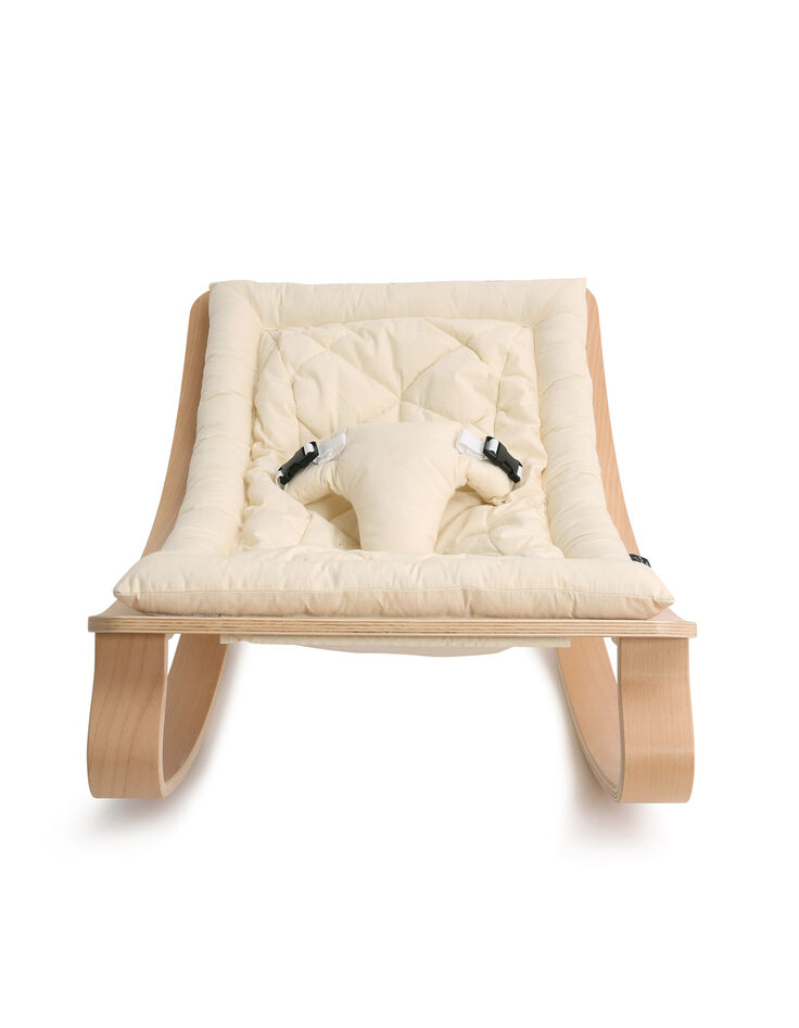 CHARLIE CRANE organic white Levo baby rocker-3