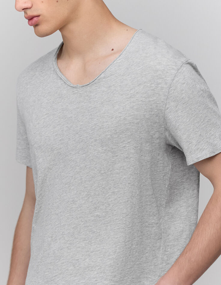 Herren-T-Shirt mit V-Ausschnitt L'Essentiel-4