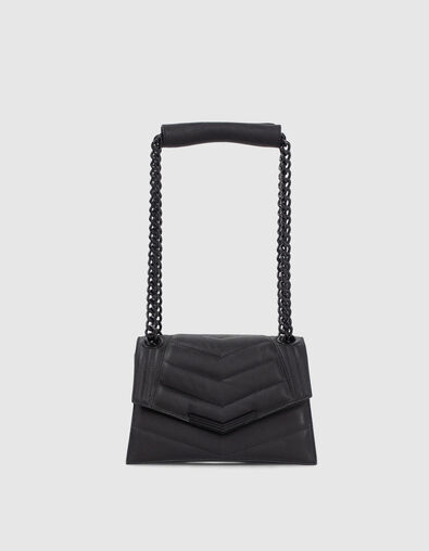 Sac THE 1 caviar noir cuir Taille S Femme - IKKS