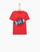 Boys' red reversible skateboard sequin T-shirt -2