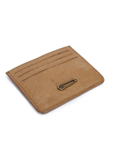 Leather card case - IKKS