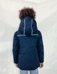 Boys’ dark navy parka with quilted lining-2