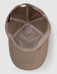 Gorra beige con monograma bordado, niña-6