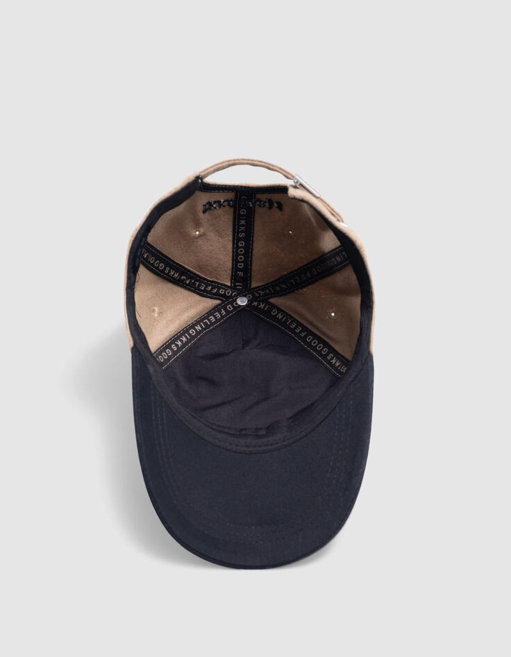 Casquette camel broderie K-éclair bouclette garçon-7