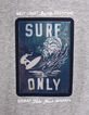 Boys’ grey lenticular surfboard organic cotton T-shirt-2
