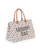 CHILDHOME Mommy Bag ecru leopard print baby changing bag-1