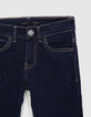 Unwashed SLIM jeans met badge en borduursel jongens-3