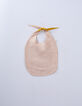 GABRIELLE PARIS pink and yellow washed linen long bib-4