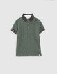 Boys’ eucalyptus polo print shirt with olive trees-1