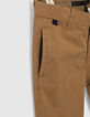 Pantalon chino camel garçon-5