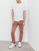 Jean SLIM corail Homme-2