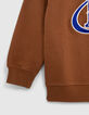 Camel maxi-sweatshirt jongens borduursel K-comète-logo-5