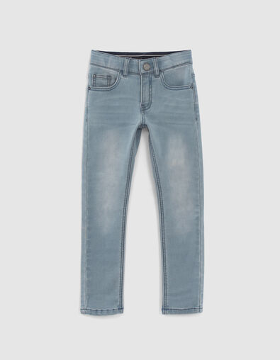 Boys’ faded blue SKINNY jeans - IKKS