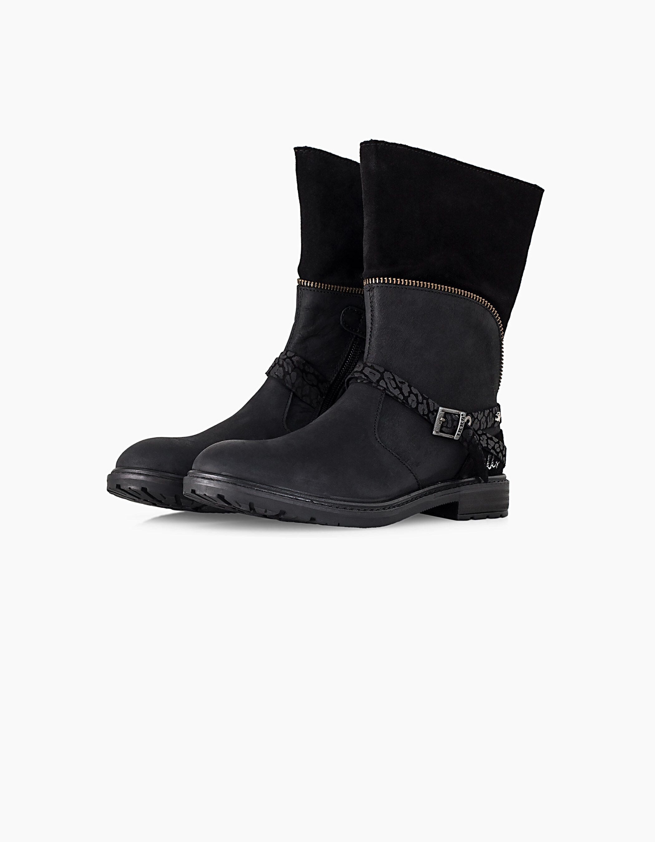 Boots cheap cuir fille