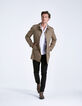 Trench beige foncé à pressions Homme-7