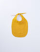 GABRIELLE PARIS pink and yellow washed linen long bib-2