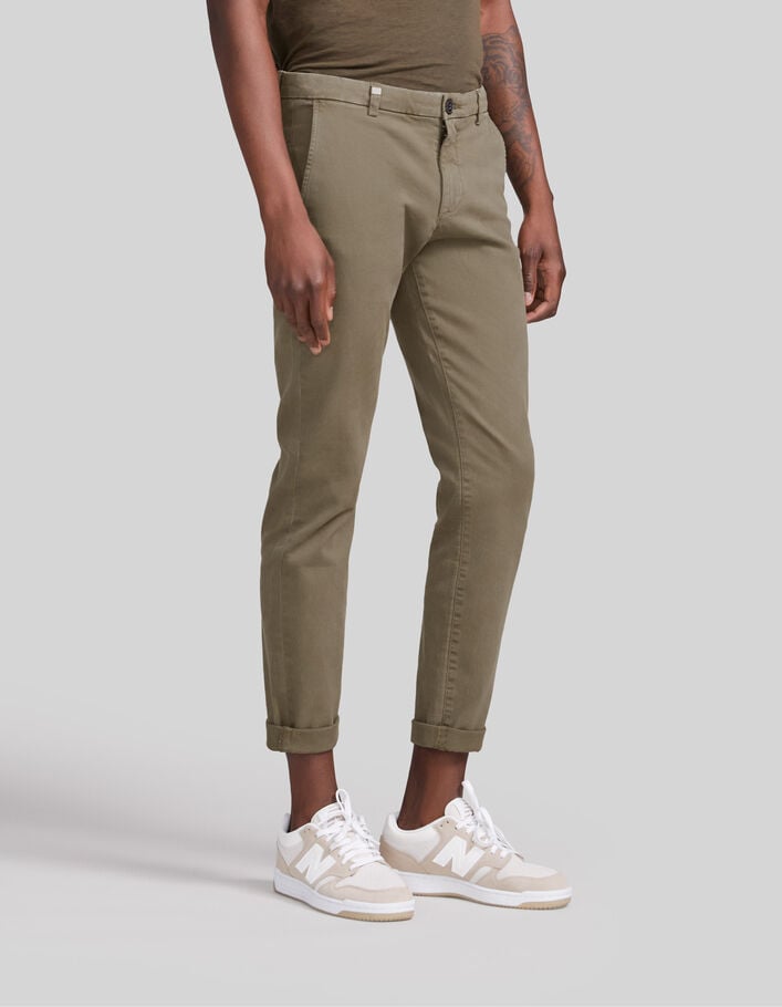 Men's Khaki Slacks Pants Slim Fit High Quality Fabric Korean Fashion Suit  Casual Trousers A803