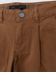 Pantalones camel CHINO para chicos-4