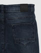 Vintage blue straight jeans slijtplekken jongens -5