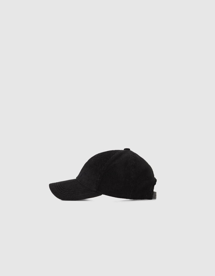 Men’s black corduroy cap-4