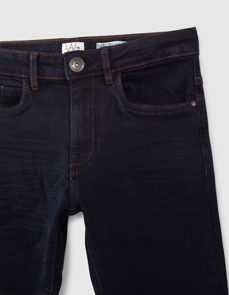 Boys’ raw denim skinny jeans -3