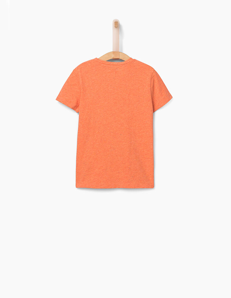 Boys’ Peace & Love terracotta T-shirt-4