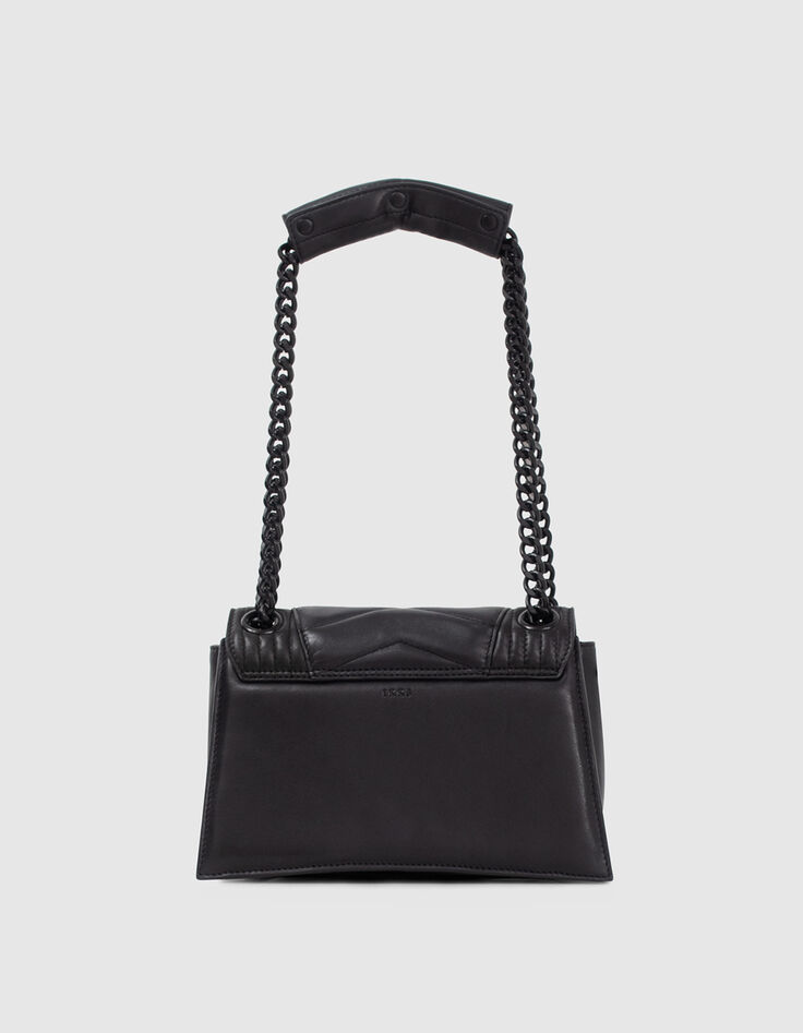 Sac THE 1 Timeless noir cuir matelassé Taille M Femme-3