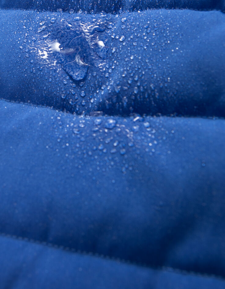 Chaqueta acolchada azul bebé niño con detalles metálicos-7