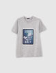 Camiseta visual lenticular surf algodón bio niño -1
