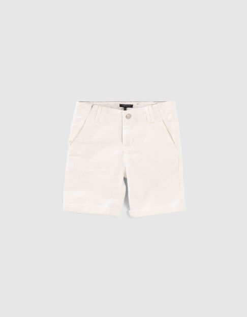 Bermudas blancas con tirantes niño - IKKS