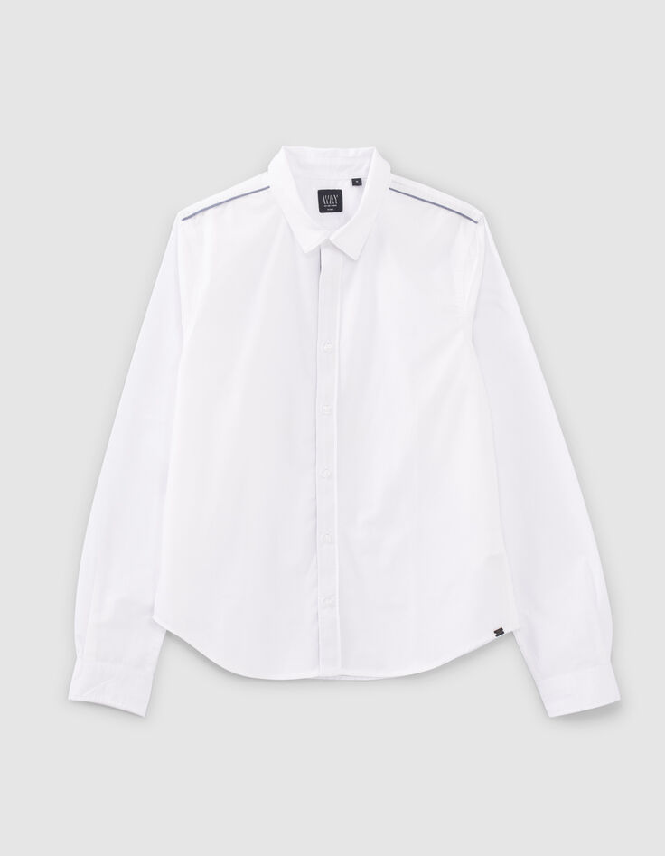 Boys' white shirt-2