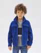 Boy's blue corduroy overshirt-1